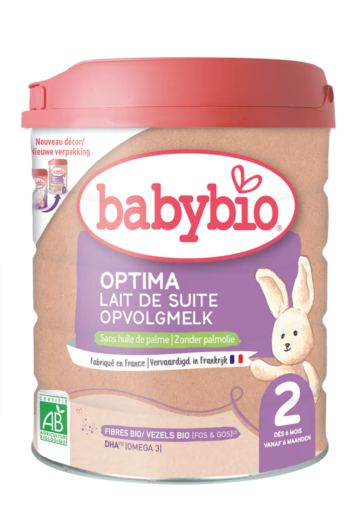 Babybio Optima 2 Lait Suite 800g