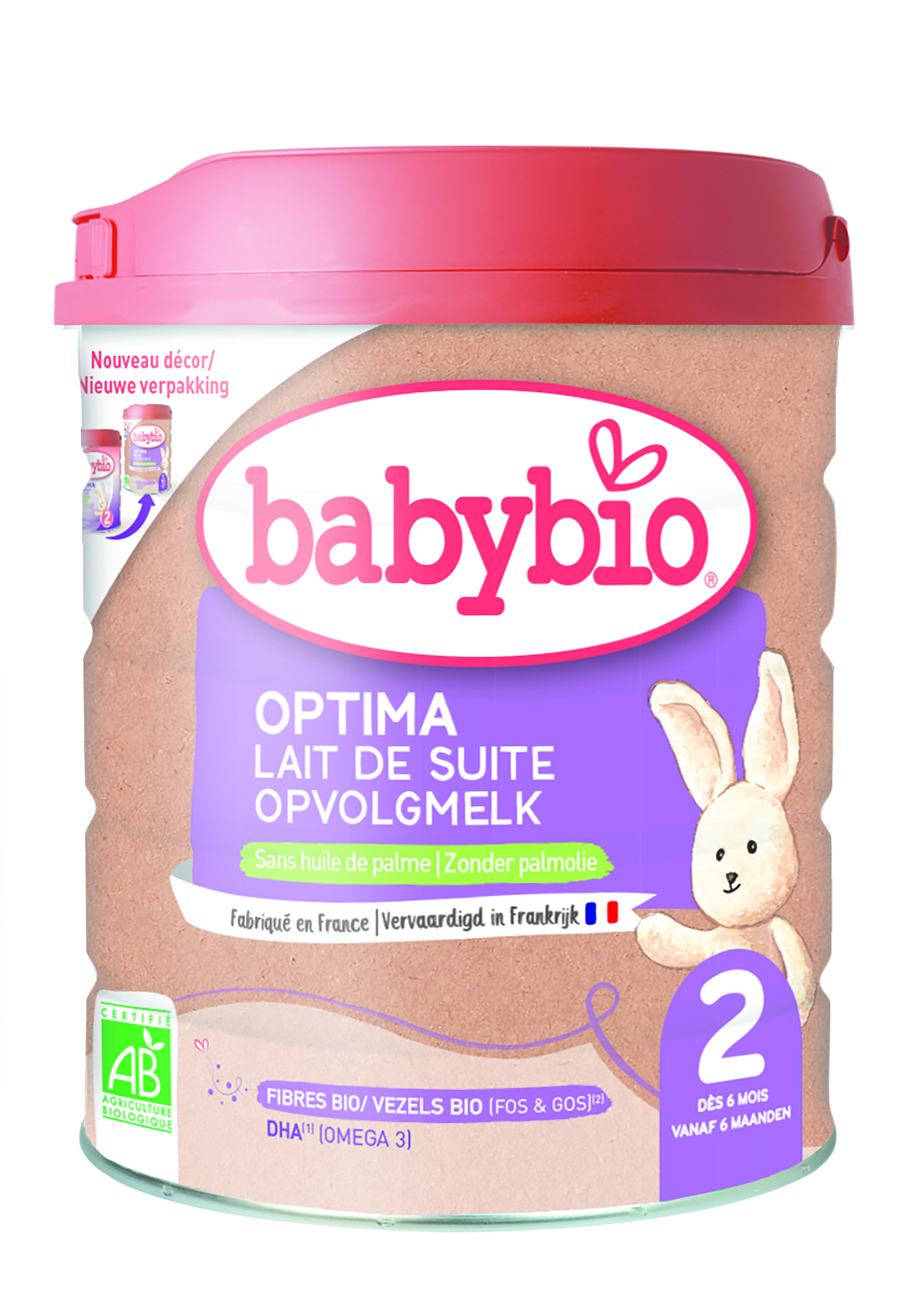 Babybio Optima 2 Opvolgmelk 800 g - Babybio