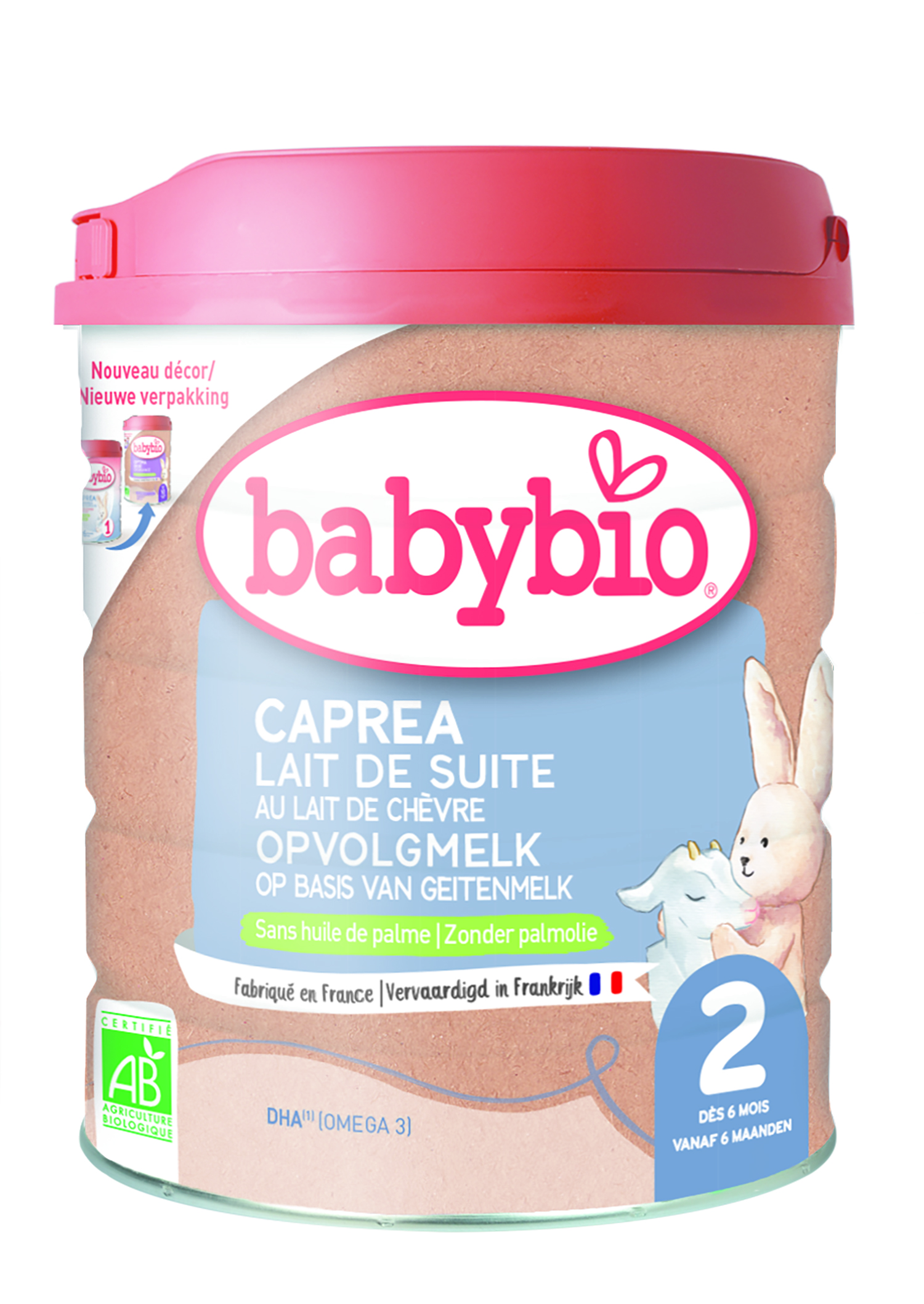 Babybio Caprea 2 Geitenmelk 800 g - Babybio