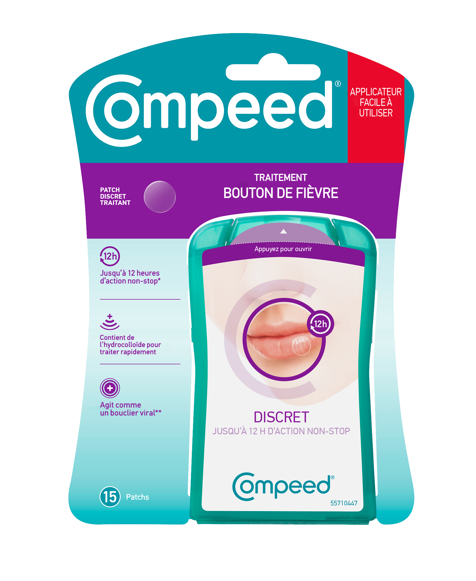 Compeed Patch Koortsblaar 15 Met Applicator - Koortsblaasjes - Herpes ...