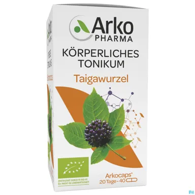 Arkogelules Eleutherococcus Bio 40 Capsules