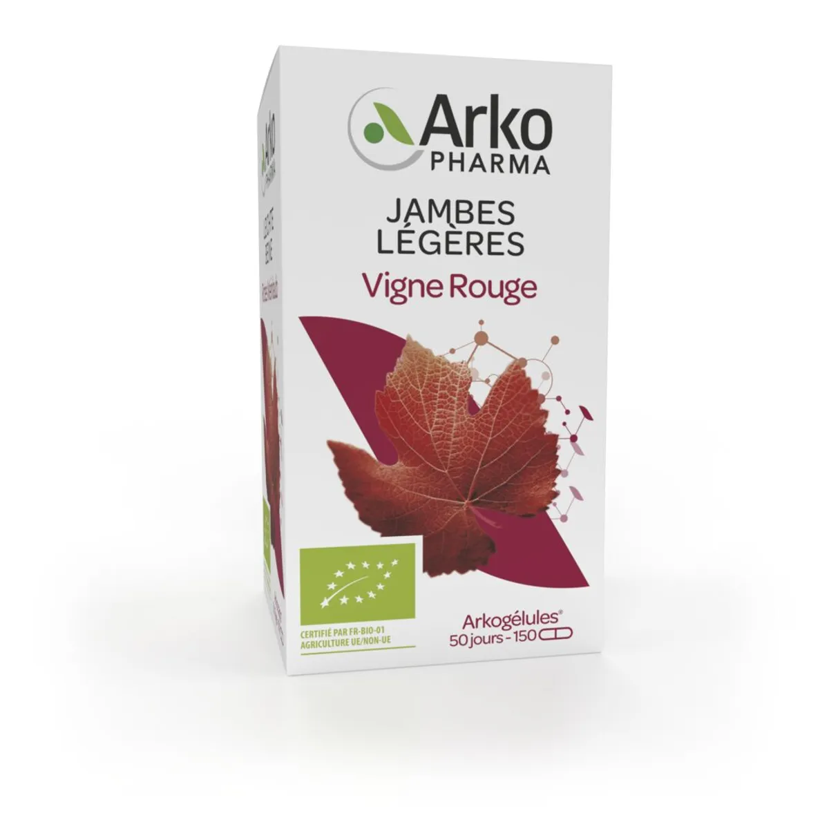 Arkogelules Vigne Rouge Bio 150 Capsules (Nouvelle Formule)