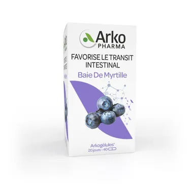 Arkogelules Baie de Myrtille Bio 40 Gélules