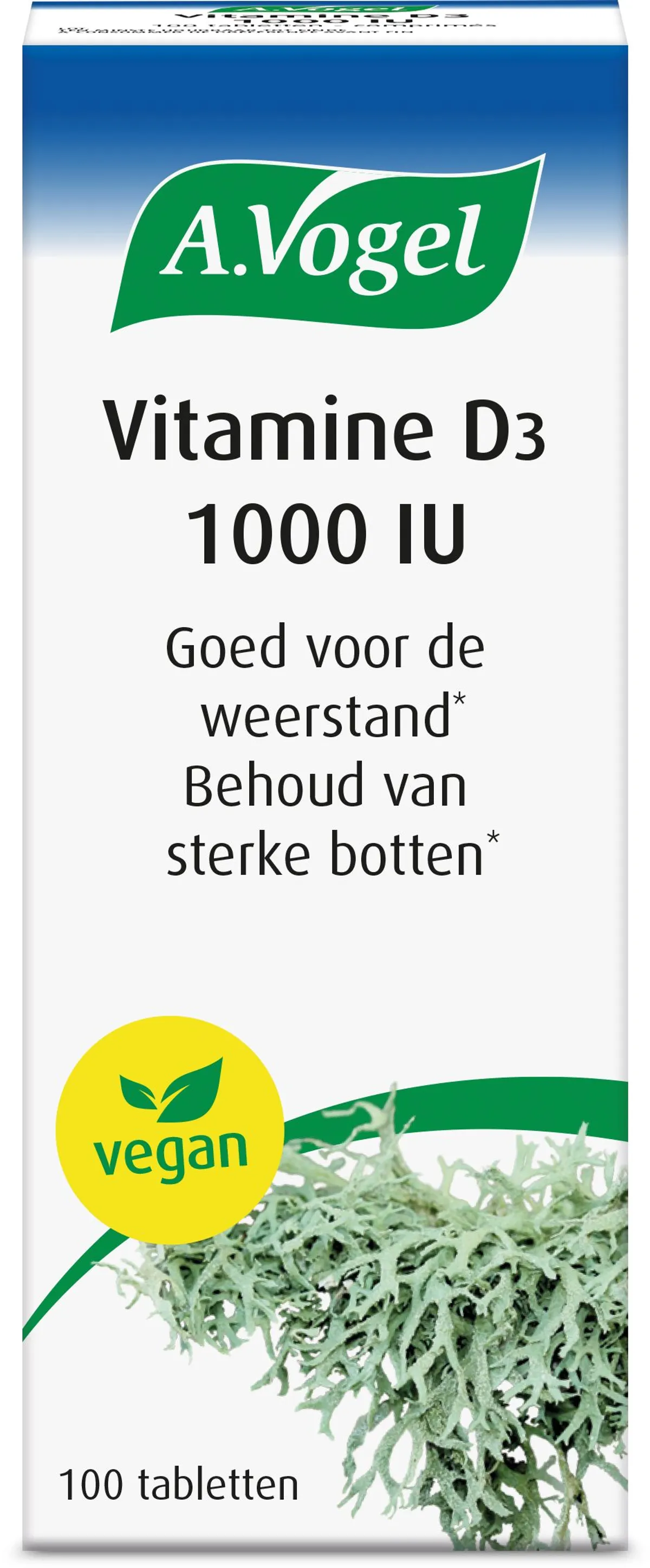 A.Vogel Vitamine D3 1000IU 100 Tabletten