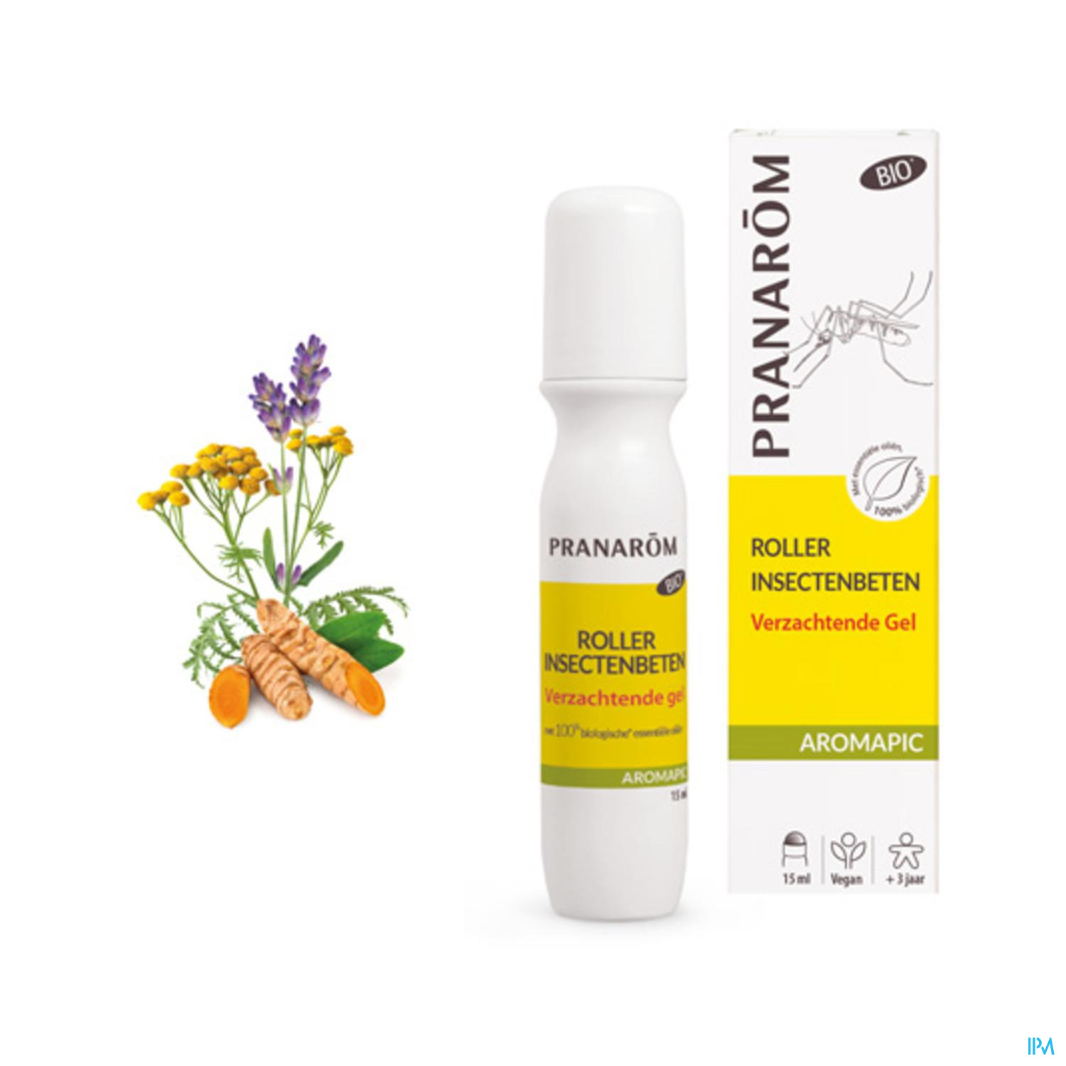 Pranarom Aromapic Bio Roller Insectenbeten Kalmerend 15 ml - Pranarôm