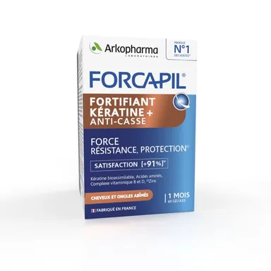 Forcapil Fortifiant Keratine+ 60 gélules