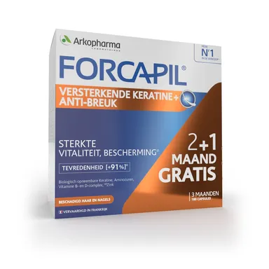 Forcapil Keratine + Lot Caps 180