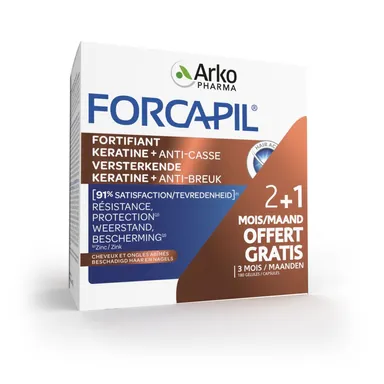 Forcapil Keratine + Lot Caps 180
