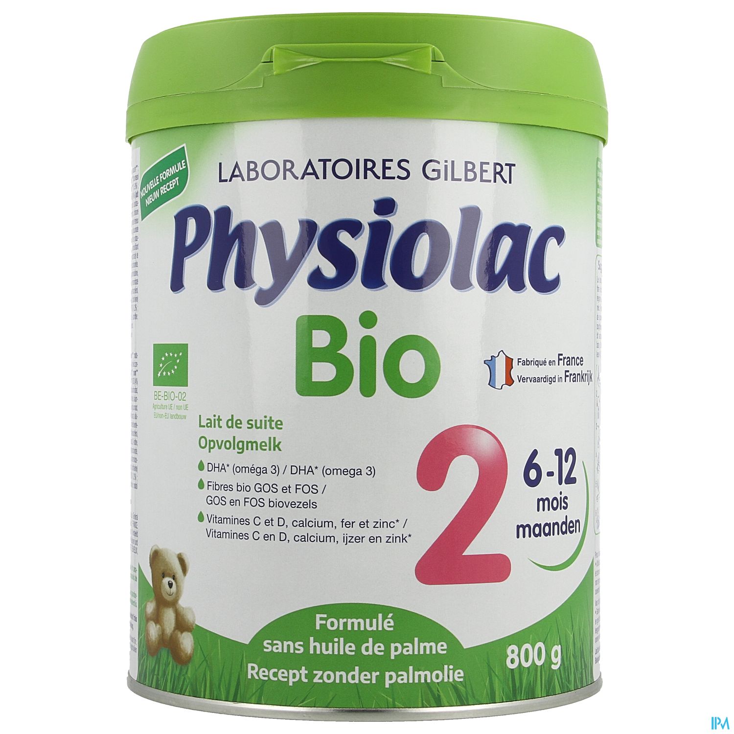 Physiolac Bio 2 Poedermelk Nieuwe Formule 800 g - Physiolac