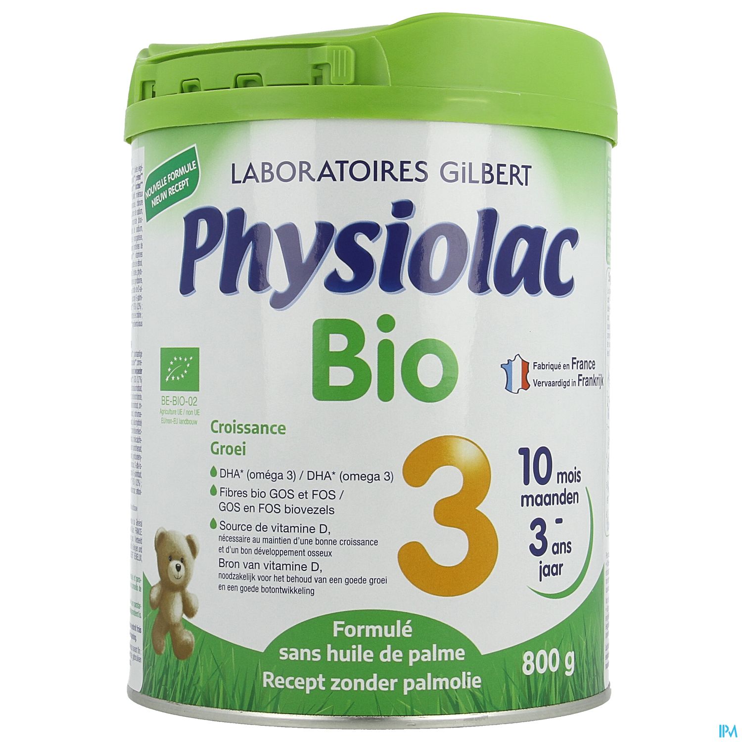 Physiolac Bio 3 Melk 800 g - Physiolac
