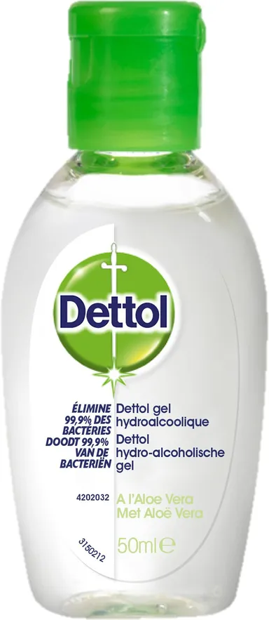 Dettol Antibacterial Gel Aloe Vera 50 Ml