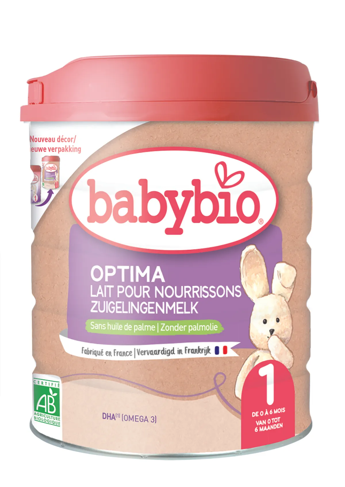 Babybio Optima 1 Lait Nourrissons 800g