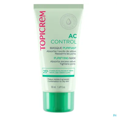 Topicrem AC Control Zuiverend Masker 50 Ml