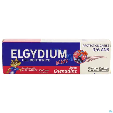 Elgydium Kids Dentifrice Grenadine Tube 50ml