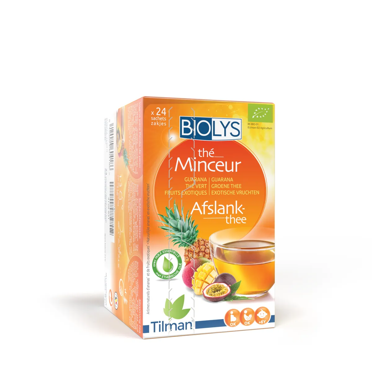 Biolys Guarana Groene Thee Exotisch Fruit 24 Zakjes