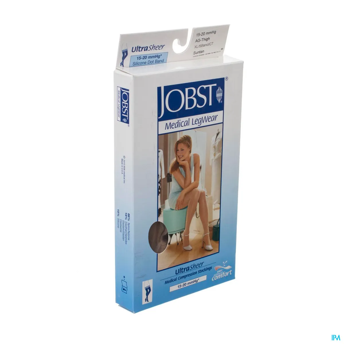 Jobst Ultrasheer Comf.c1 15-20 Ag Suntan Xl Nop