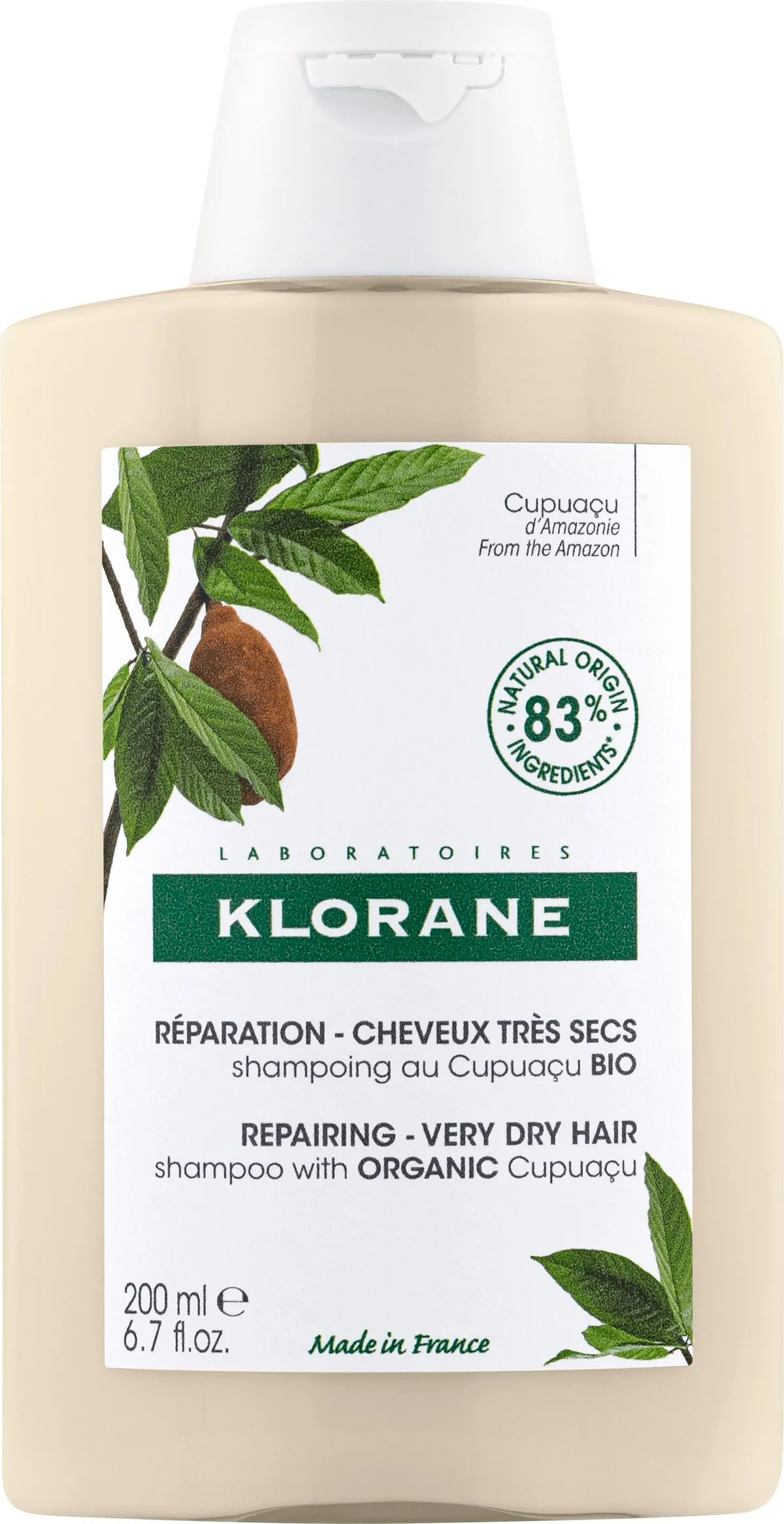 Klorane Bio Cupuaçu Herstellende Shampoo Regenererend & Anti-Breuk 200Ml