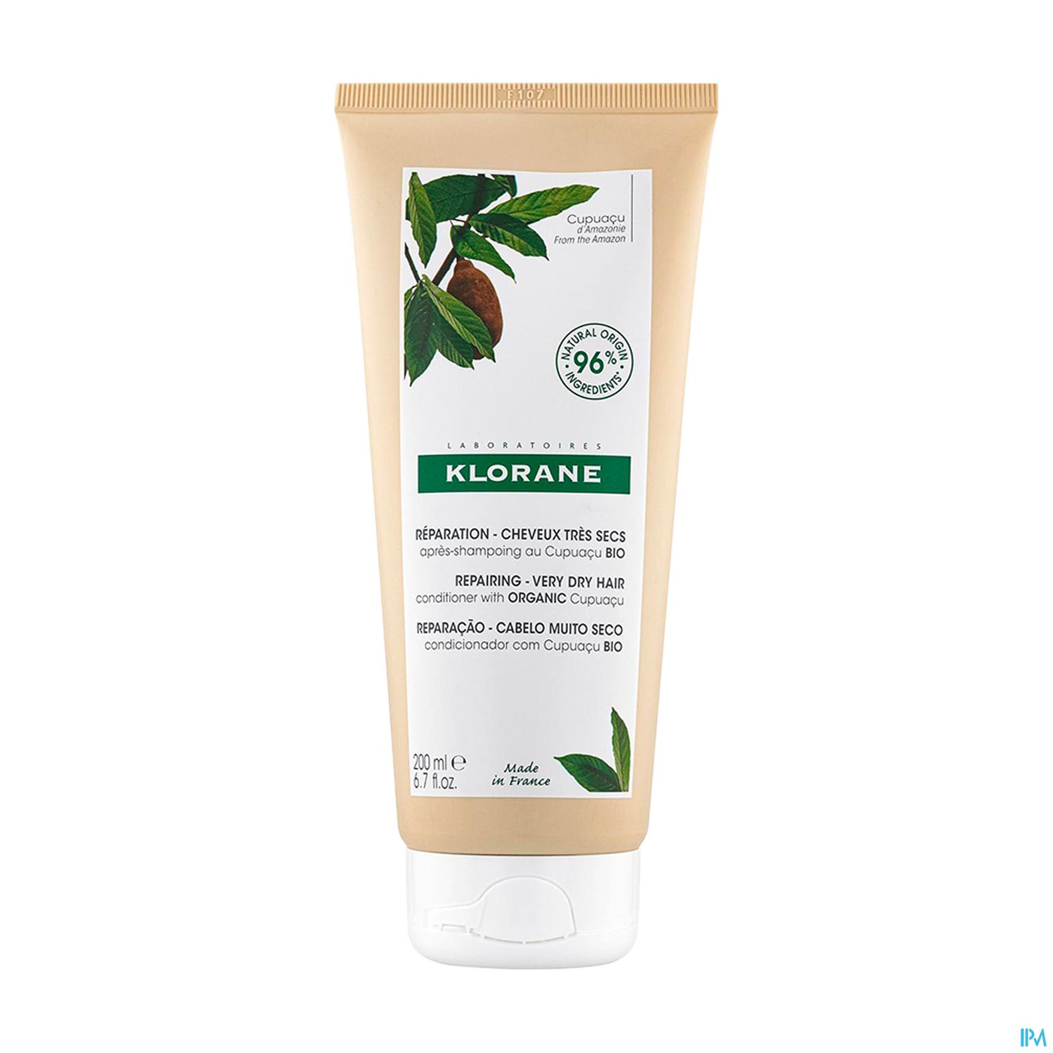 Klorane Bio Cupuaçu Herstellende Conditioner Regenererend & Ontwarrend 200Ml - Klorane