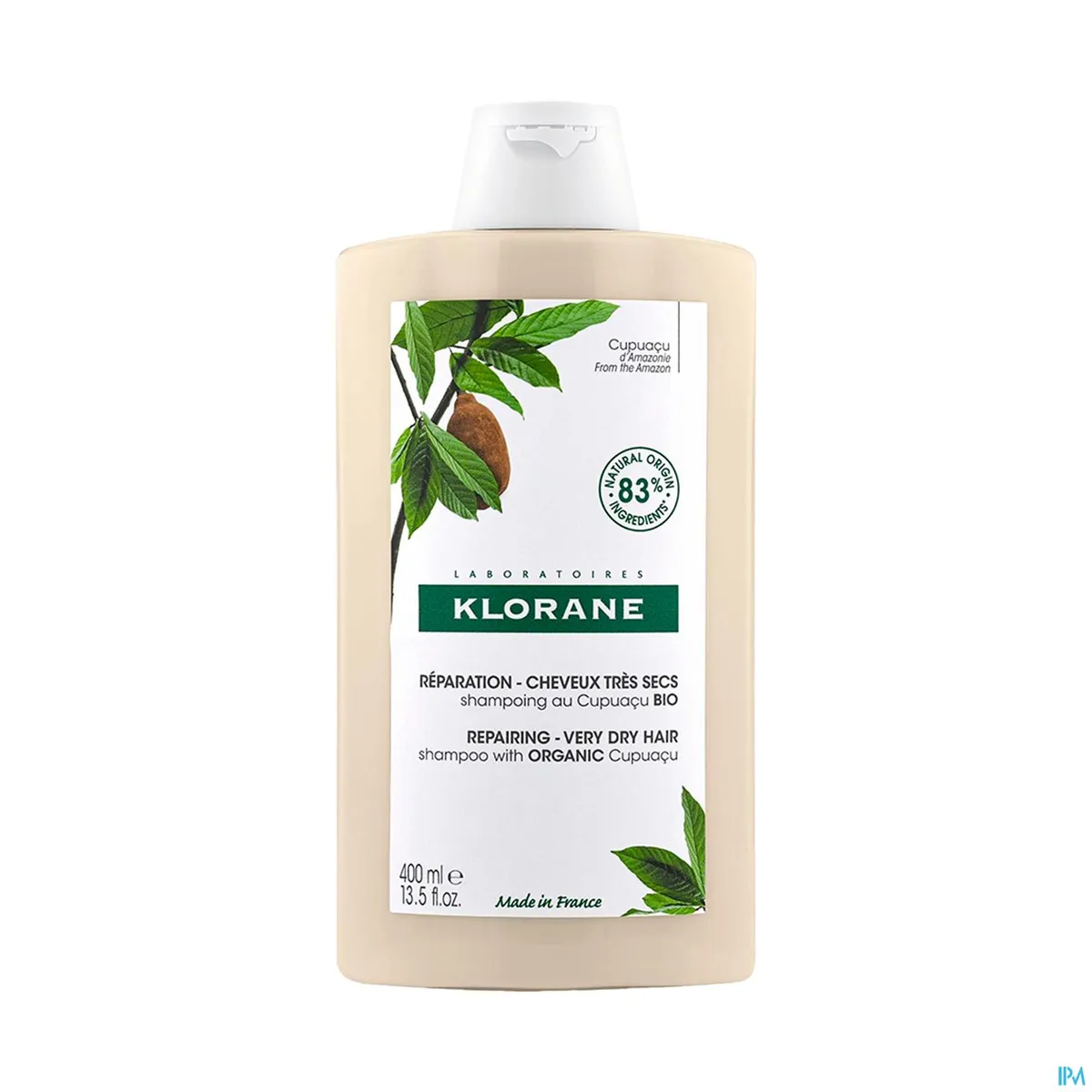 Klorane Shampooing Réparation Régénérant Anti-Casse Cupuaçu Bio 400ml