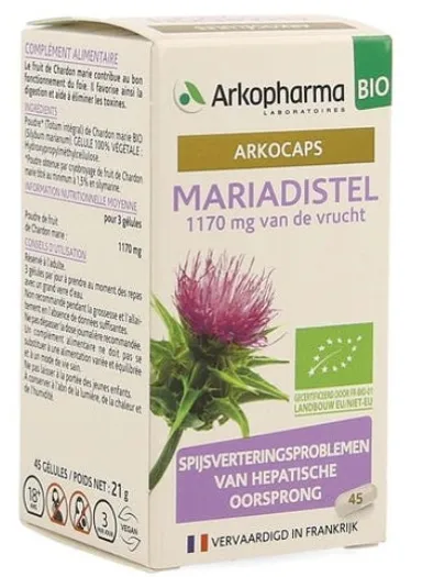 ArkoGélules Mariadistel 45 Plantaardige Capsules