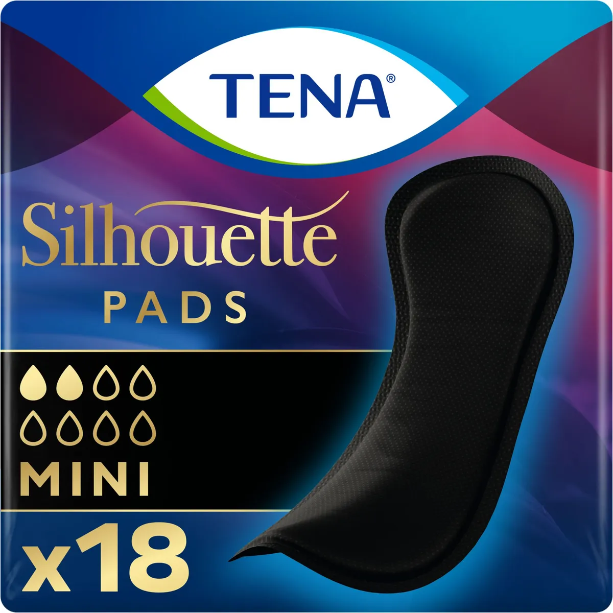Tena Silhouette Mini Mini 18 Pads