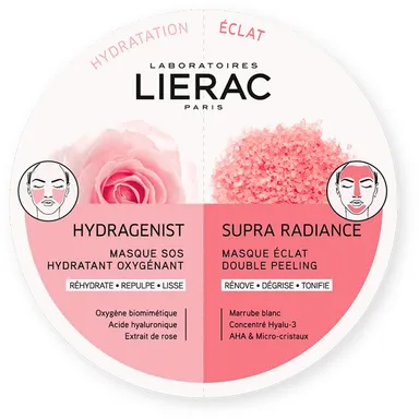 Lierac Masker Duo Hydragenist + Supra Radiance 2x6 ml