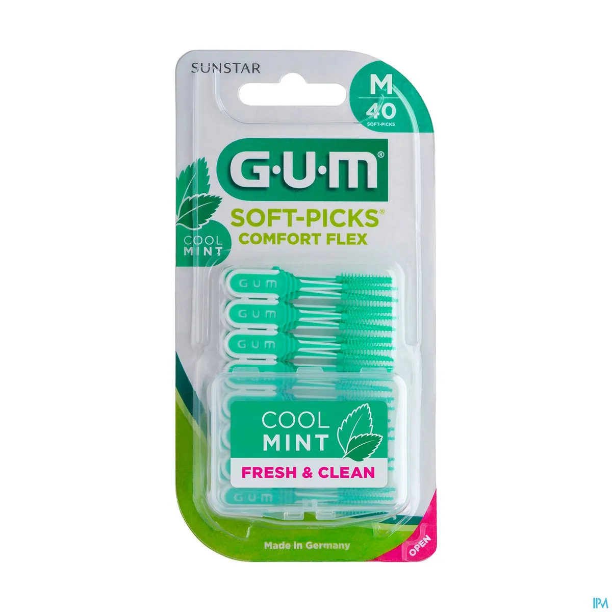 Gum Softpicks Comfort Flex Medium Mint 40 Bâtonnets