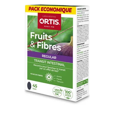 Ortis Fruits & Fibres Regular Ecopack 45 Comprimés