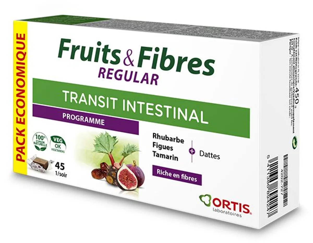 Ortis Fruits & Fibres Regular Ecopack 45 Cubes