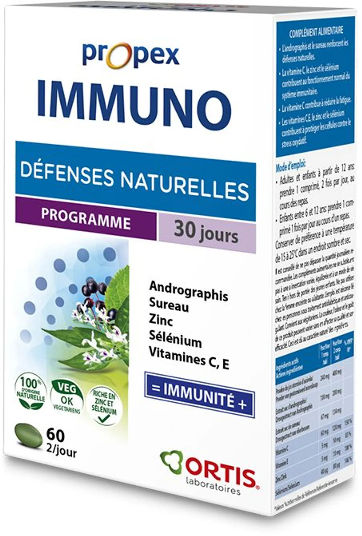 Ortis Propex Immuno 60 Comprimés