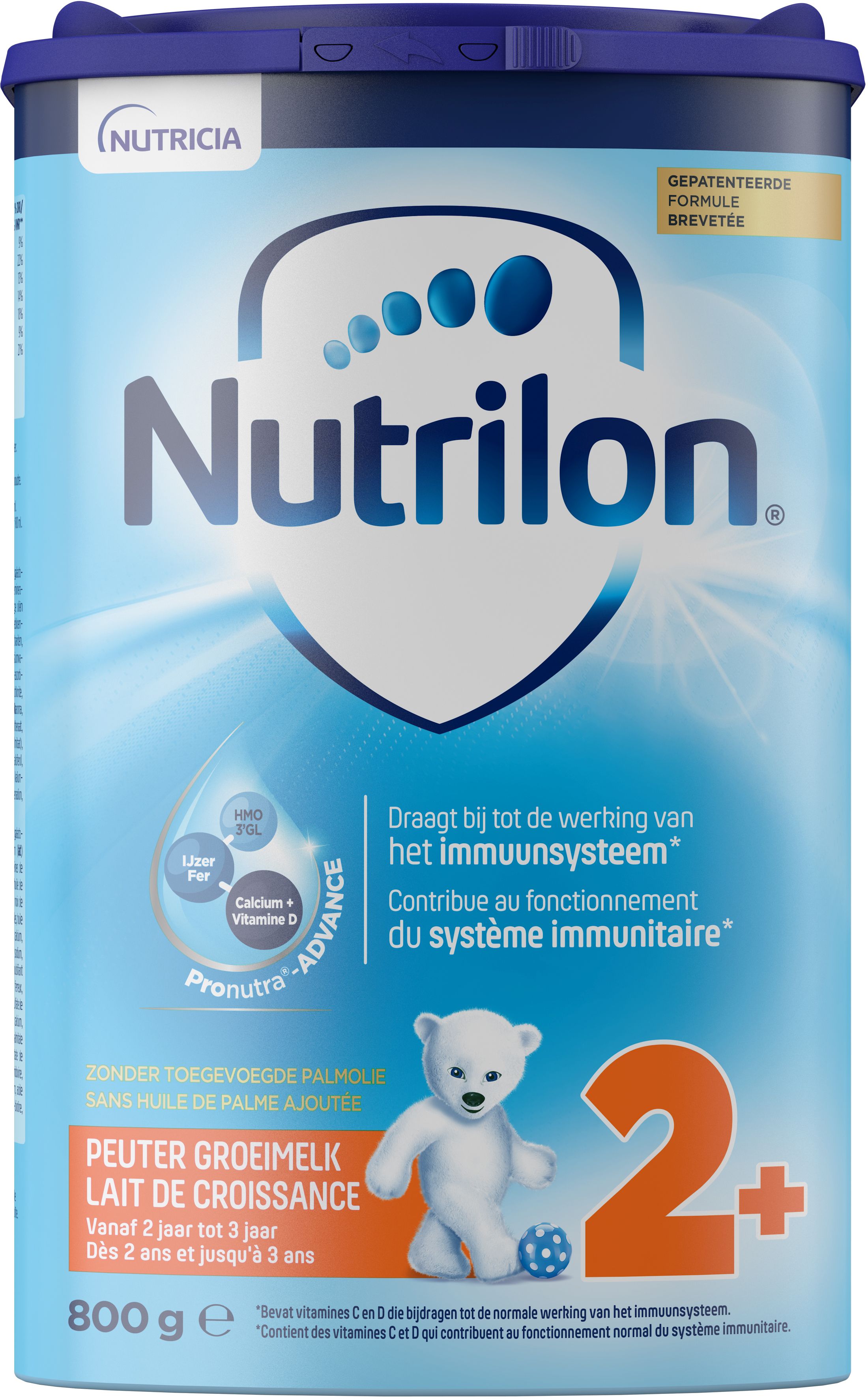 Nutrilon 2+ Peuter Groeimelk Kinderen Vanaf 2 Jaar Poeder Blik 800g - Nutrilon