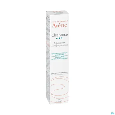 Avène Cleanance Soin Matifiant Séboreducteur Hydratant 40Ml