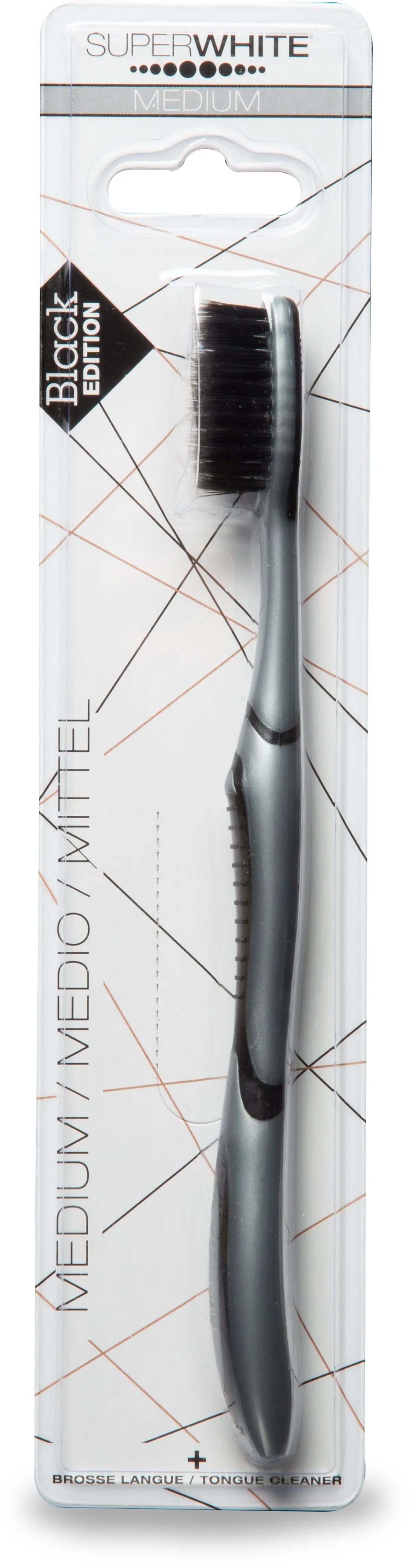 Superwhite Brosse à Dents Black Edition Medium