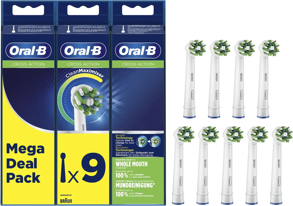 Oral-b Cross Action 9 Borsteltjes