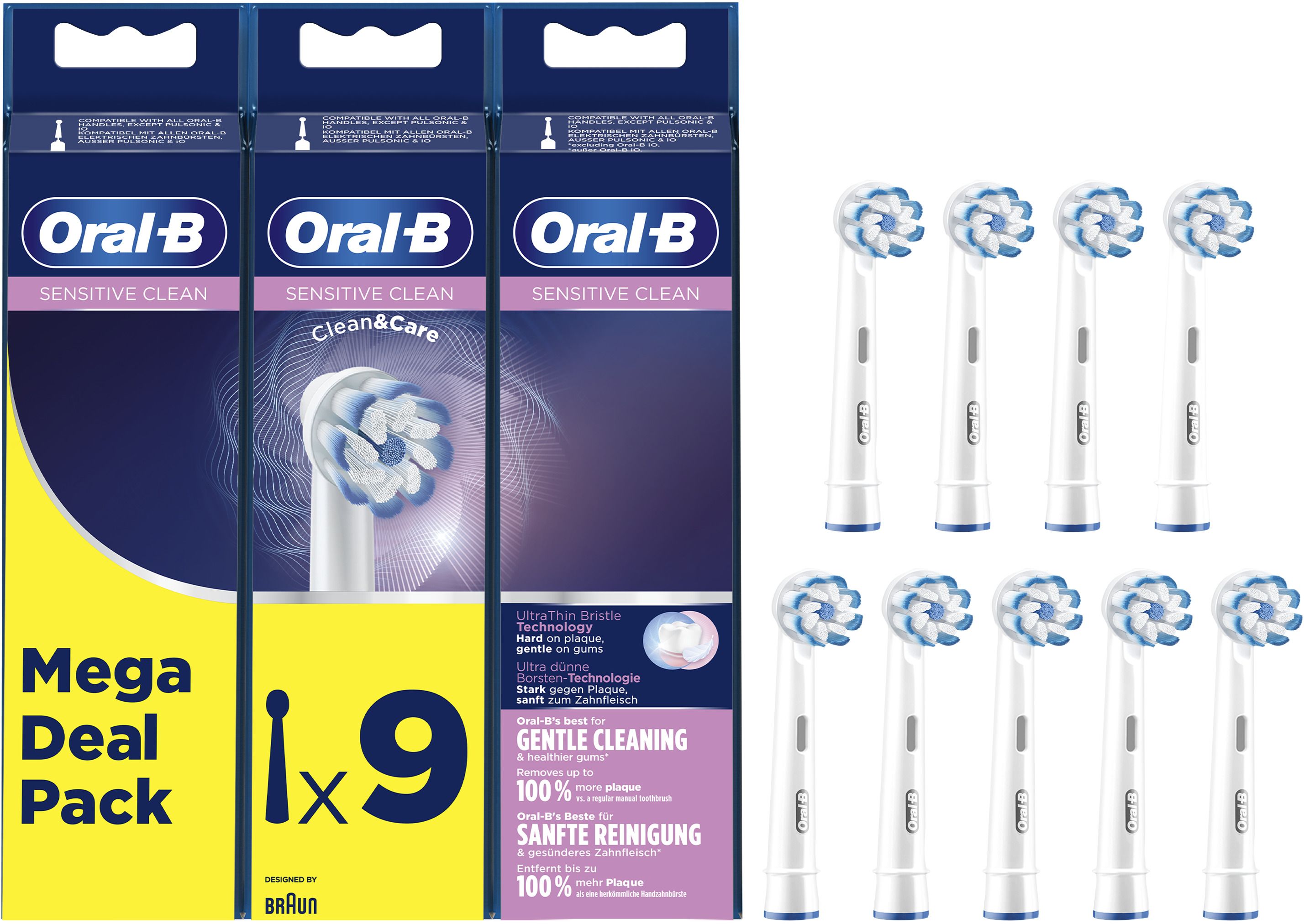 Oral-b Pro Sensitive Clean 9 Borsteltje - Oral-B