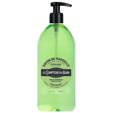 Le Comptoir du Bain Savon Liquide Marseille Verveine 1L