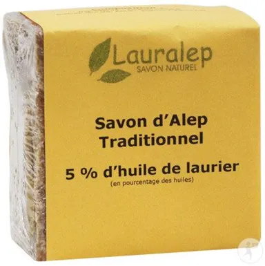 Lauralep Traditionele Aleppo Zeep 5% Laurierolie 200g