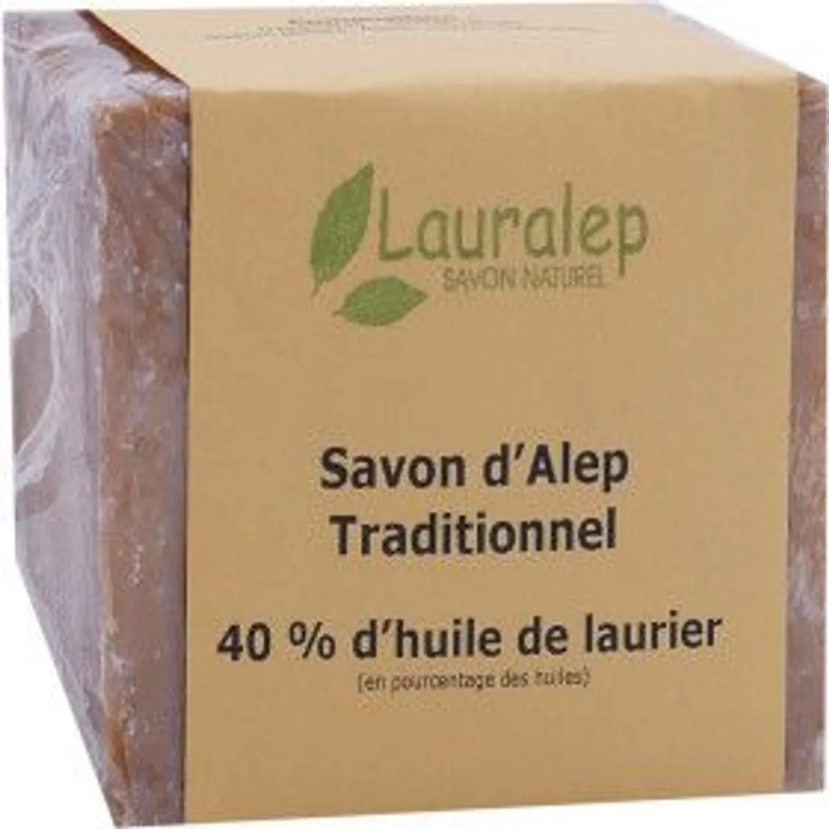 Lauralep Savon d'Alep Traditionnel 40% laurier 200g