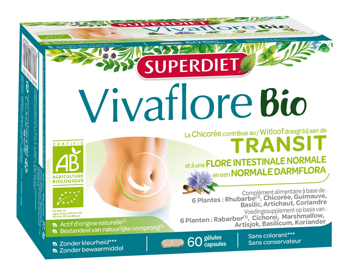 SuperDiet Vivaflore Bio 60 Capsules