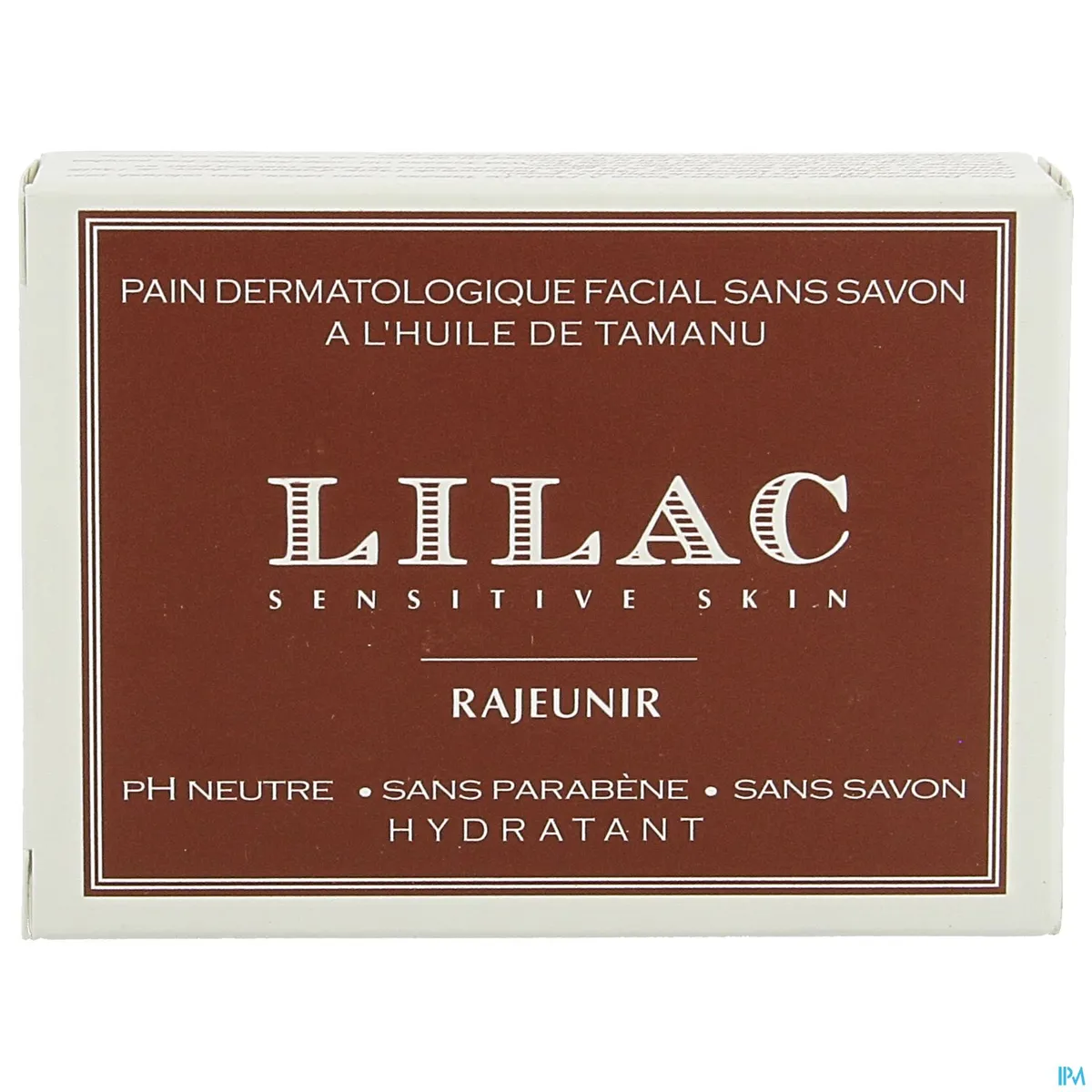 Lilac Pain Dermatologique Sans Savon Huile Tamanu 100g