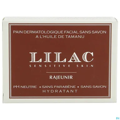 Lilac Pain Dermatologique Sans Savon Huile Tamanu 100g