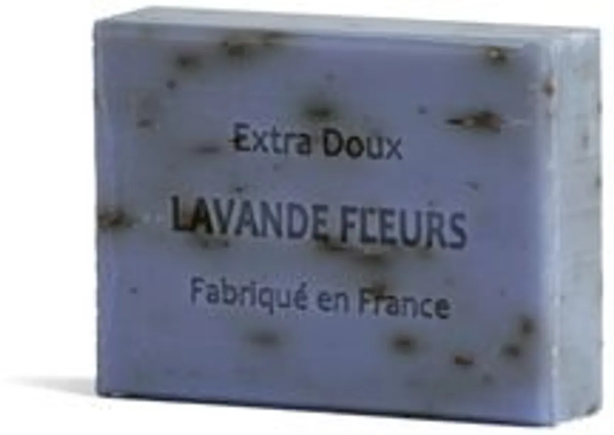 Du Monde A La Provence Rechthoekig Zeepblok Lavendel Bloemen 100 G