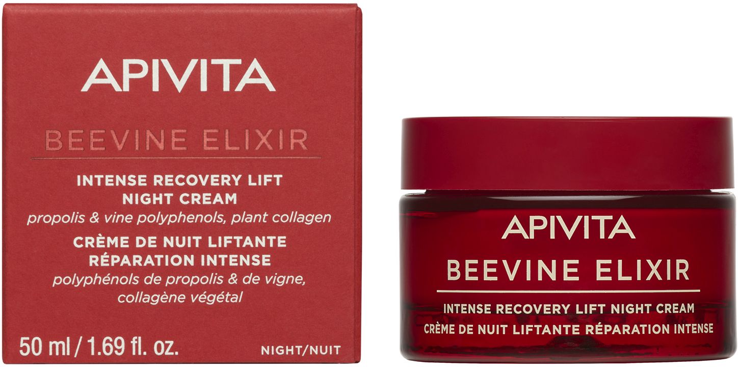 Apivita Beevine Elixir Crème de Nuit Liftante Réparation Intense 50ml ...