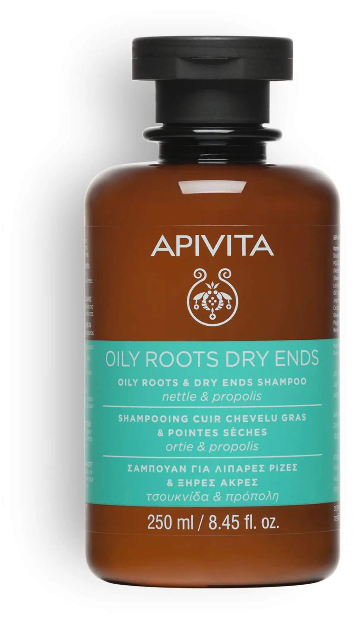 Apivita Shampoo Vette Wortels en Droge Punten 250 ml