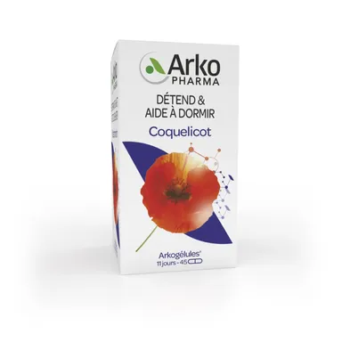 ArkoGélules Coquelicot 45 Gélules Végétales