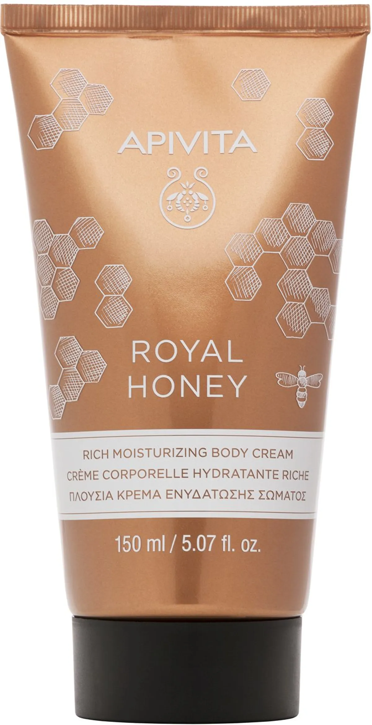 Apivita Royal Miel Crème Corporelle Hydratante Riche 150ml