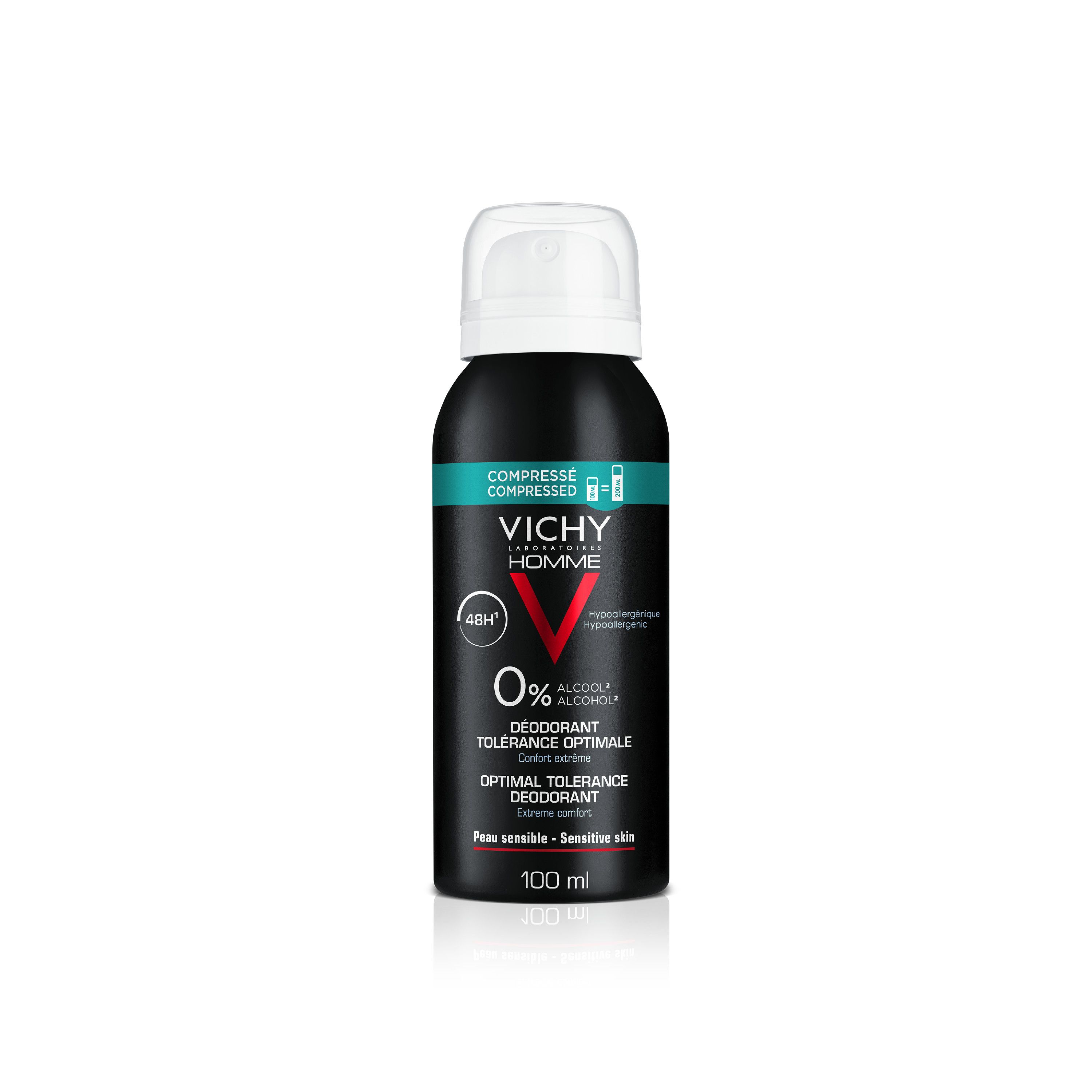 Vichy Men Deodorant Optimale Tolerantie 48 u 100 ml - Vichy