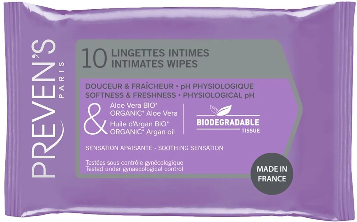 Preven's 10 Lingettes Intimes
