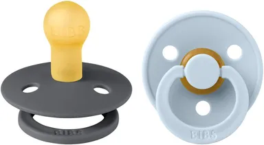 Bibs 1 Tetine Duo Iron Baby Blue