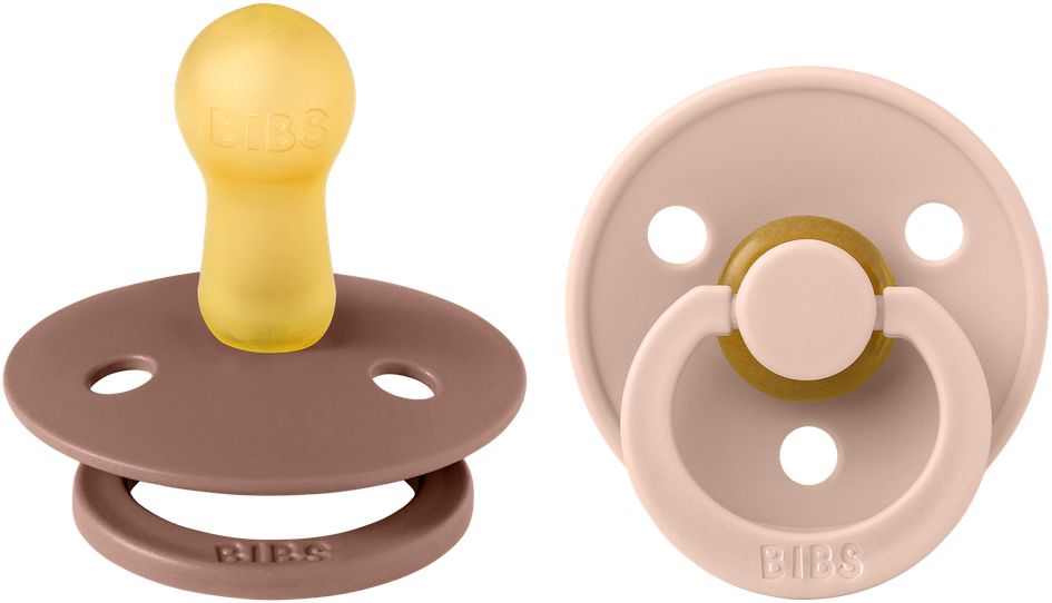 Bibs 2 Fopspeen Duo Woodchuck Blush - BIBS